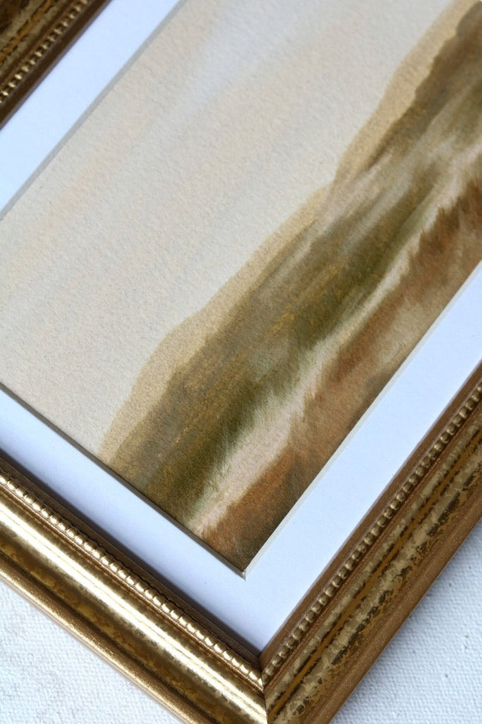 Warmth of the Reeds no.1 | 6" h x 8" w | Framed - Liza Pruitt