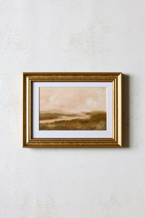 Warmth of the Reeds no.2 | 6" h x 8" w | Framed - Liza Pruitt