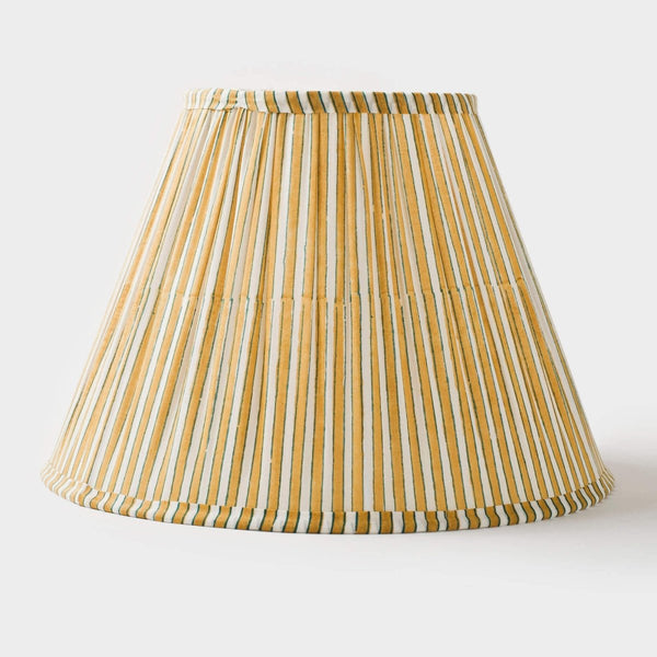 Candystripe Pleated Lamp Shade - Liza Pruitt