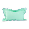 Darcy Linen Lumbar Pillow - Mint + Aqua - Liza Pruitt