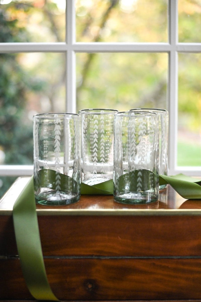 Signature "7" Water Glasses, Set of 4 - Liza Pruitt