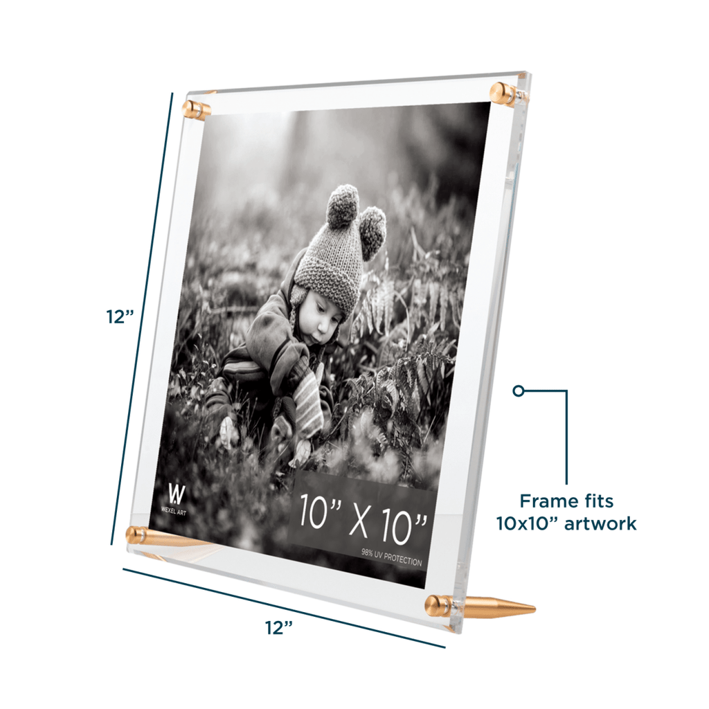 10x10" Acrylic Bevel Tabletop Float Frame - Liza Pruitt