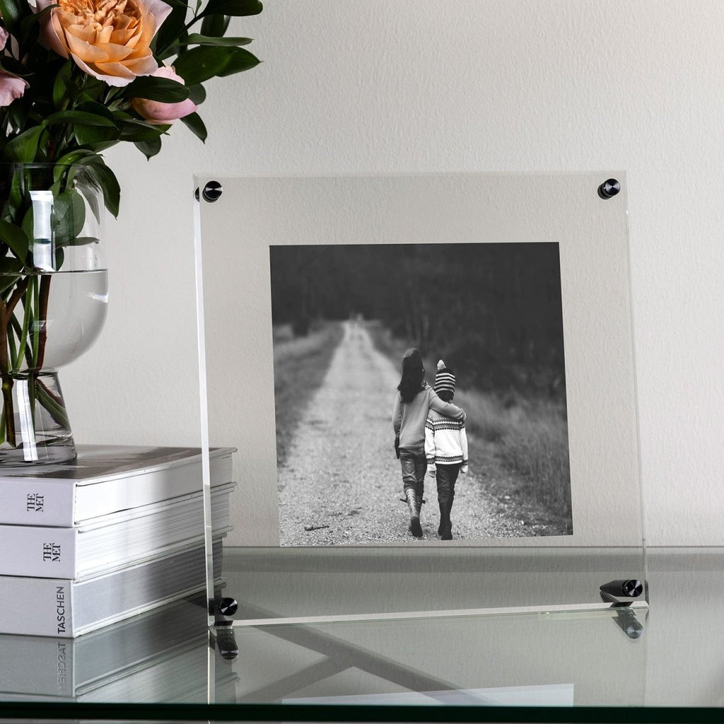 10x10" Acrylic Bevel Tabletop Float Frame - Liza Pruitt