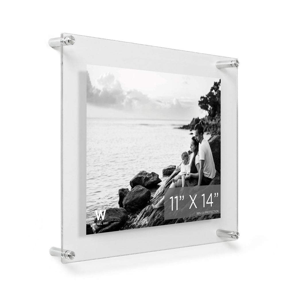 11x14" Modern UV-Grade Acrylic Floating Wall Frame - Liza Pruitt
