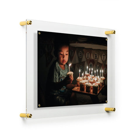 14" x 19" Easy Change Float Frame + Magnets for 11x14" or 11x17" Art - Liza Pruitt