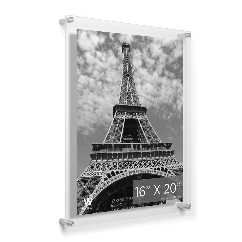 16x20" Modern UV-Grade Acrylic Floating Wall Frame - Liza Pruitt