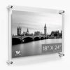 18x24" Modern UV-Grade Acrylic Floating Wall Frame - Liza Pruitt