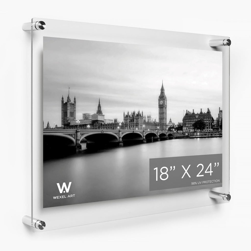 18x24" Modern UV-Grade Acrylic Floating Wall Frame - Liza Pruitt