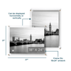 18x24" Modern UV-Grade Acrylic Floating Wall Frame - Liza Pruitt