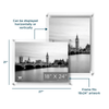 18x24" Modern UV-Grade Acrylic Floating Wall Frame - Liza Pruitt