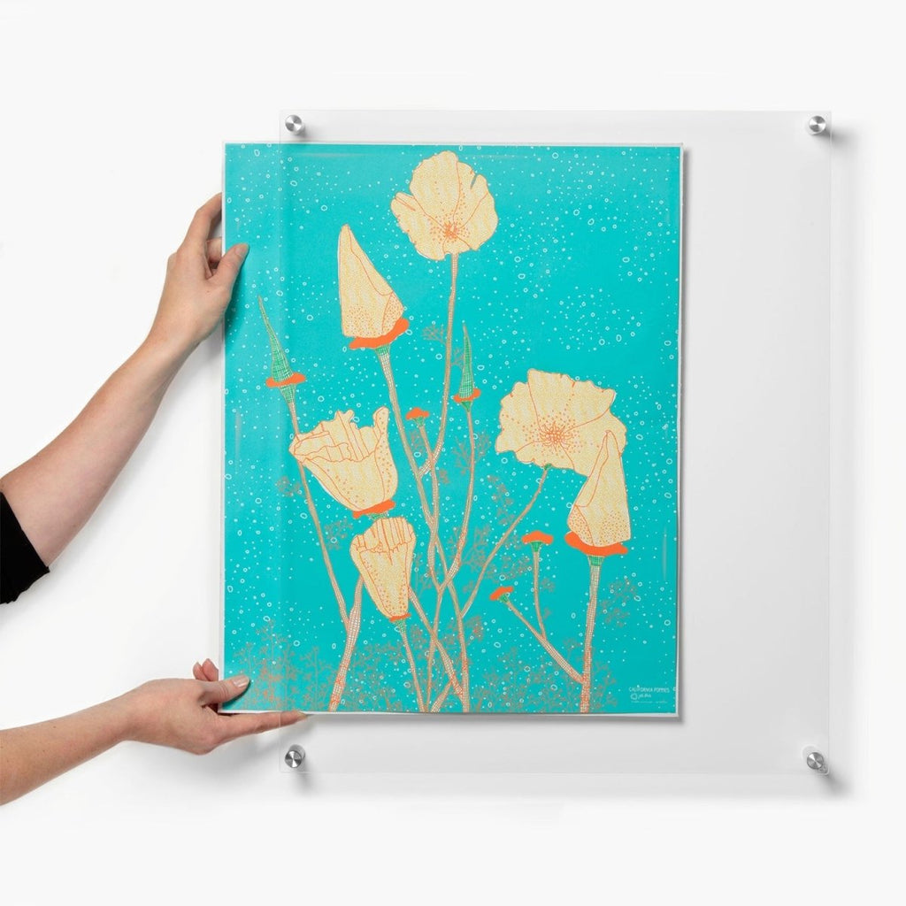 19" x 23" Easy Change Float Frame + Magnets for 16" x 20" Art - Liza Pruitt