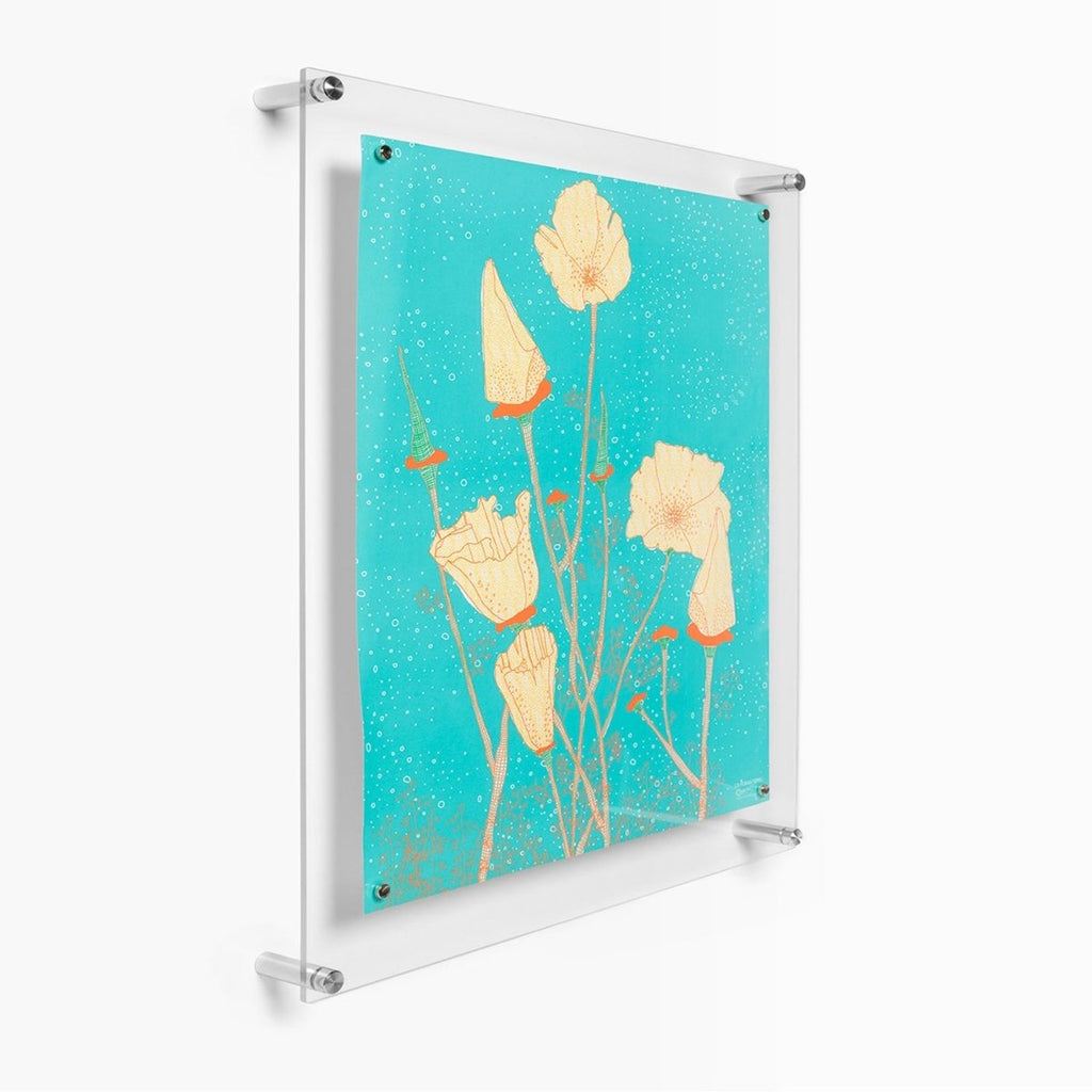 19" x 23" Easy Change Float Frame + Magnets for 16" x 20" Art - Liza Pruitt