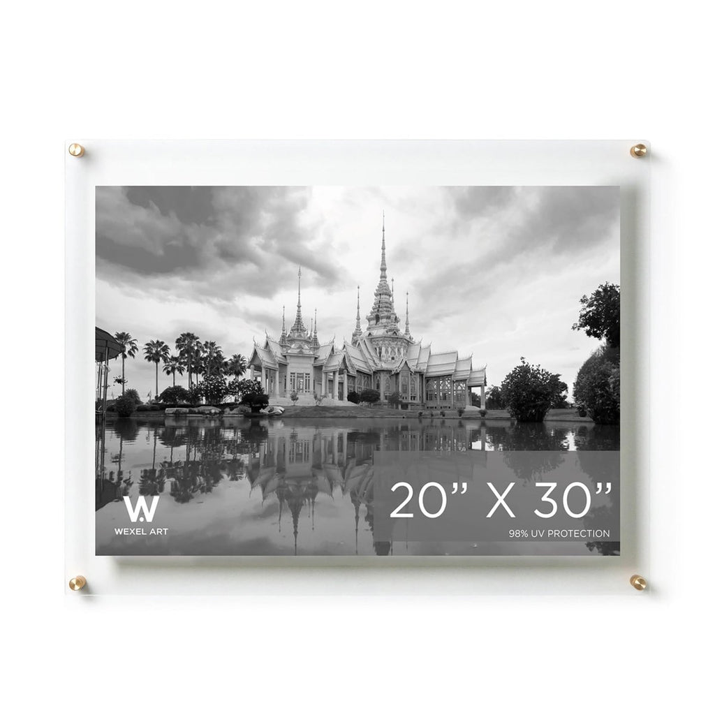 20x30" Modern UV-Grade Acrylic Floating Wall Frame - Liza Pruitt