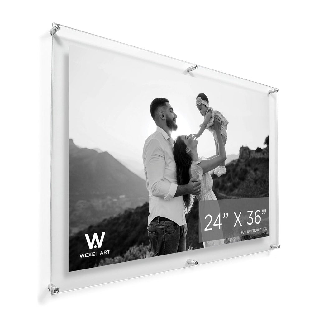 24x36" Modern UV - Grade Acrylic Floating Wall Frame - Liza Pruitt