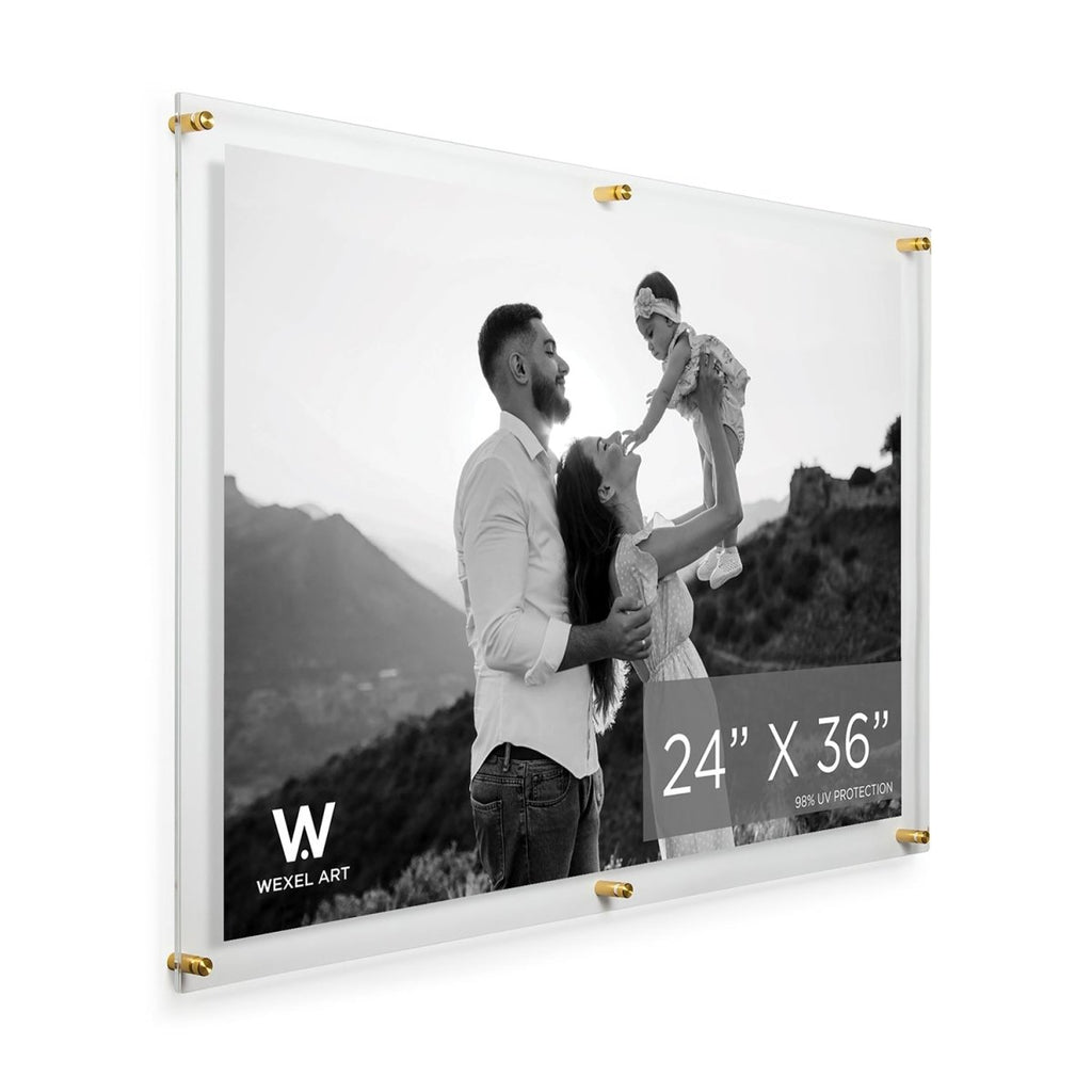 24x36" Photo Floating Acrylic Clear Picture Frame (Frame Size 28x40") - Liza Pruitt