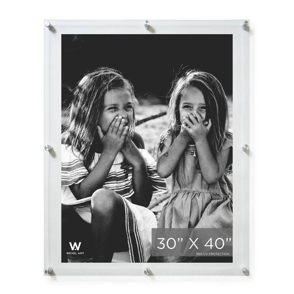 30x40" Modern UV-Grade Acrylic Floating Wall Frame - Liza Pruitt