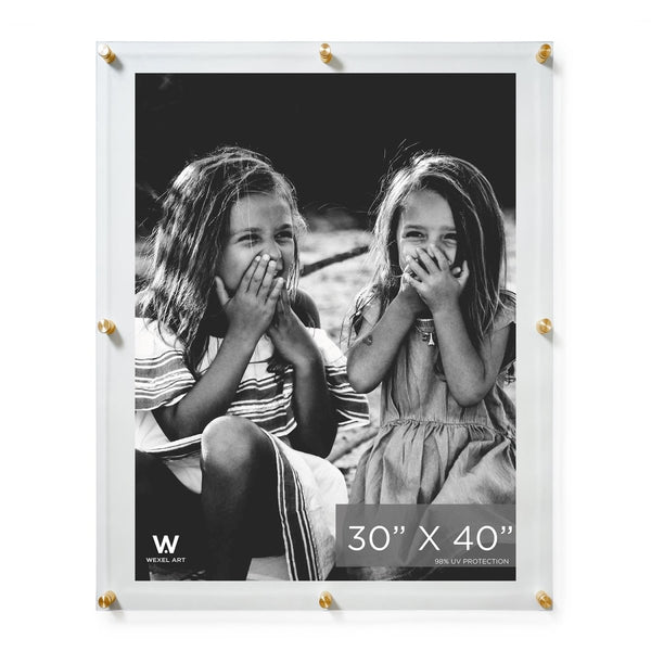 30x40" Modern UV - Grade Acrylic Floating Wall Frame - Liza Pruitt