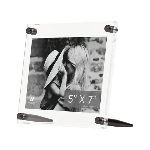 5x7" Acrylic Bevel Tabletop Float Frame - Liza Pruitt