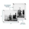 8x10" Modern UV-Grade Acrylic Floating Wall Frame - Liza Pruitt