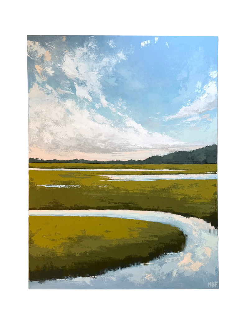 Adventures in the River Grass | 48" h x 36" w - Liza Pruitt Art