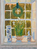 Chinoiserie and Paperwhites | 14" h x 11" w - Liza Pruitt Art