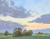 Fields at Dusk | 24" h x 30" w - Liza Pruitt Art