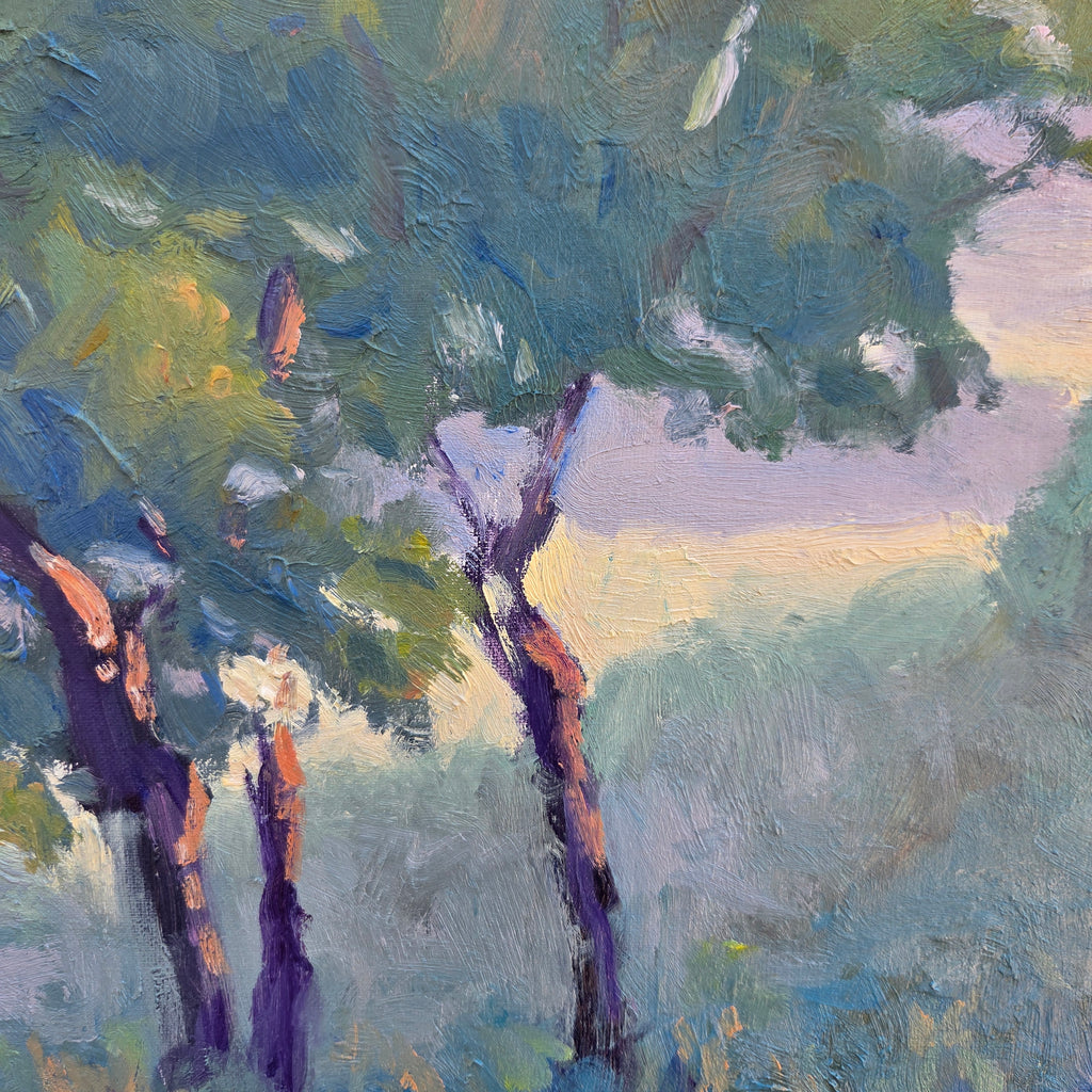 Goldern Glide | 24" h x 20" w - Liza Pruitt Art