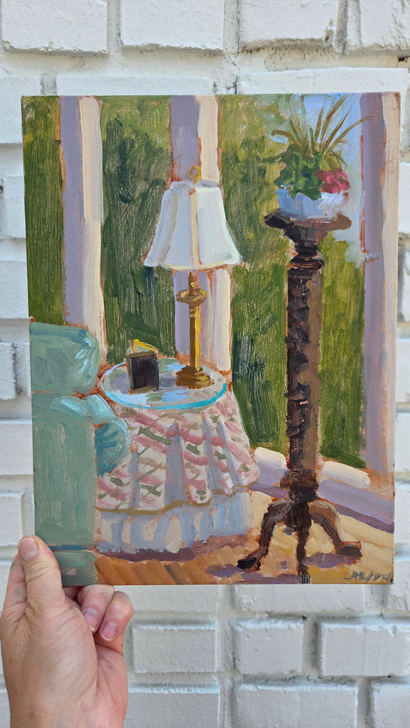 Living Room Light | 12" h x 9" w - Liza Pruitt Art