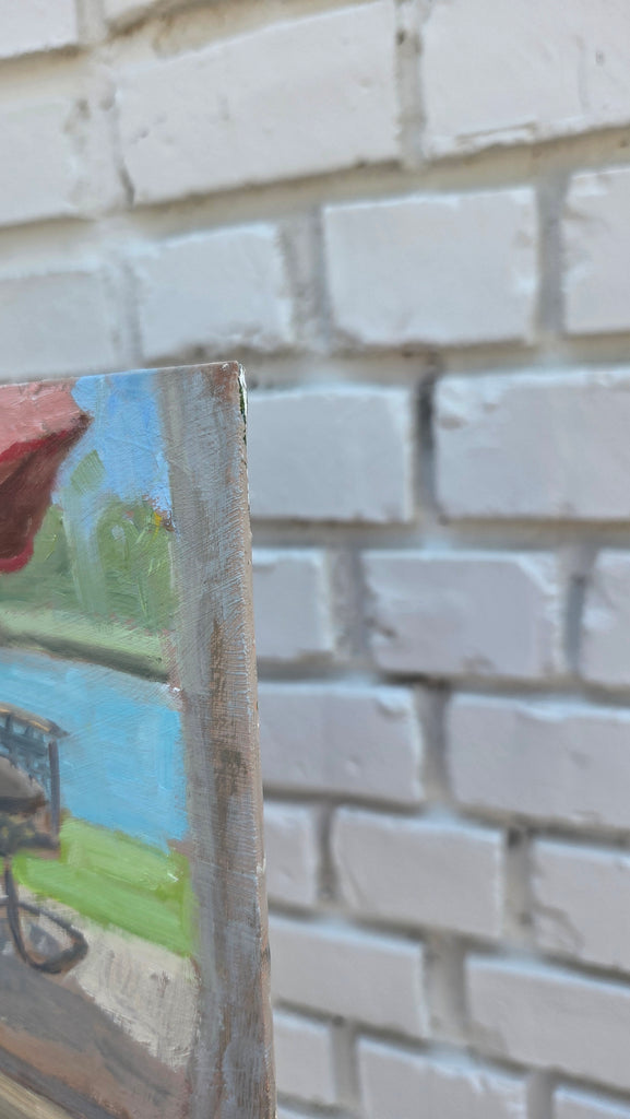 Looking Out From the Beach House | 8" h x 10" w - Liza Pruitt Art