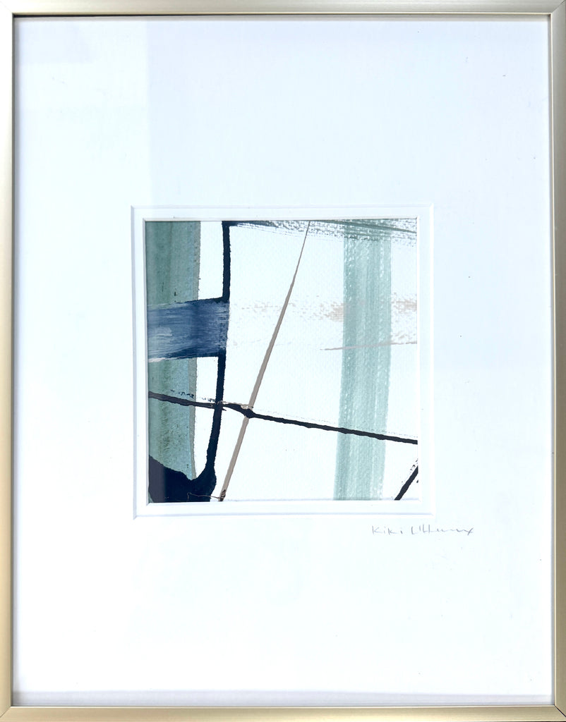 Mad For Plaid Sage III | 14" h x 11" w  - Liza Pruitt Art