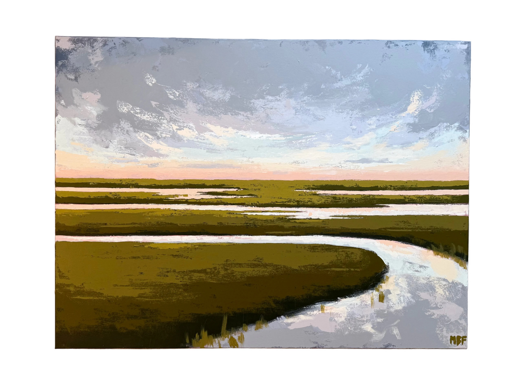 Marshland Silver Lining | 30" h x 40" w - Liza Pruitt Art