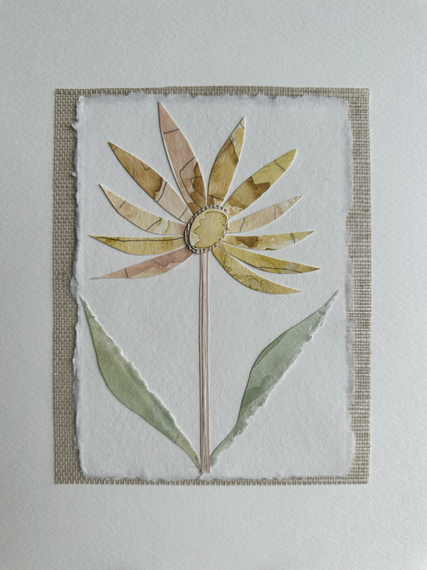 Ochre II | 12" h x 9" w - Liza Pruitt Art
