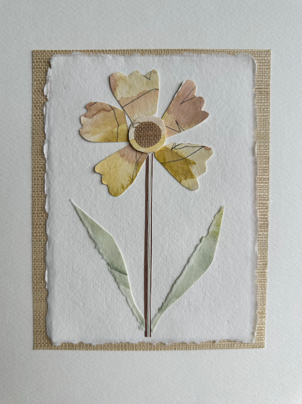 Ochre I | 12" h x 9" w - Liza Pruitt Art