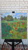 Poppy Field | 30" h x 30" w - Liza Pruitt Art