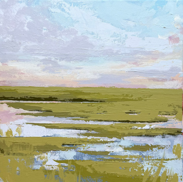 Purple Cloud Dreaming | 12" h x 12" w - Liza Pruitt Art