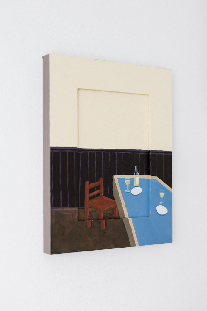 Red Chair | 9.5" h x 7.5" w - Liza Pruitt Art