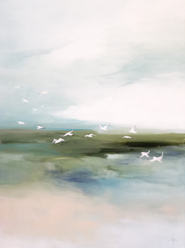 Soaring High | 48" h x 36" w - Liza Pruitt Art