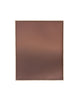 Modern abstract artwork featuring a warm metallic copper gradient with earthy tones and a handmade wood frame