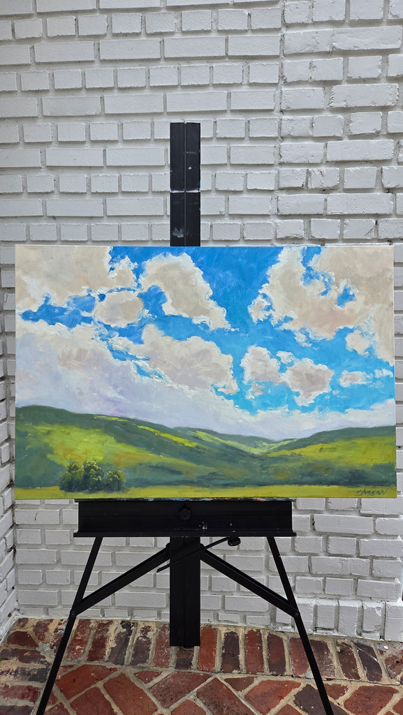 Sunlight on the Hills | 24" h x 36" w - Liza Pruitt Art