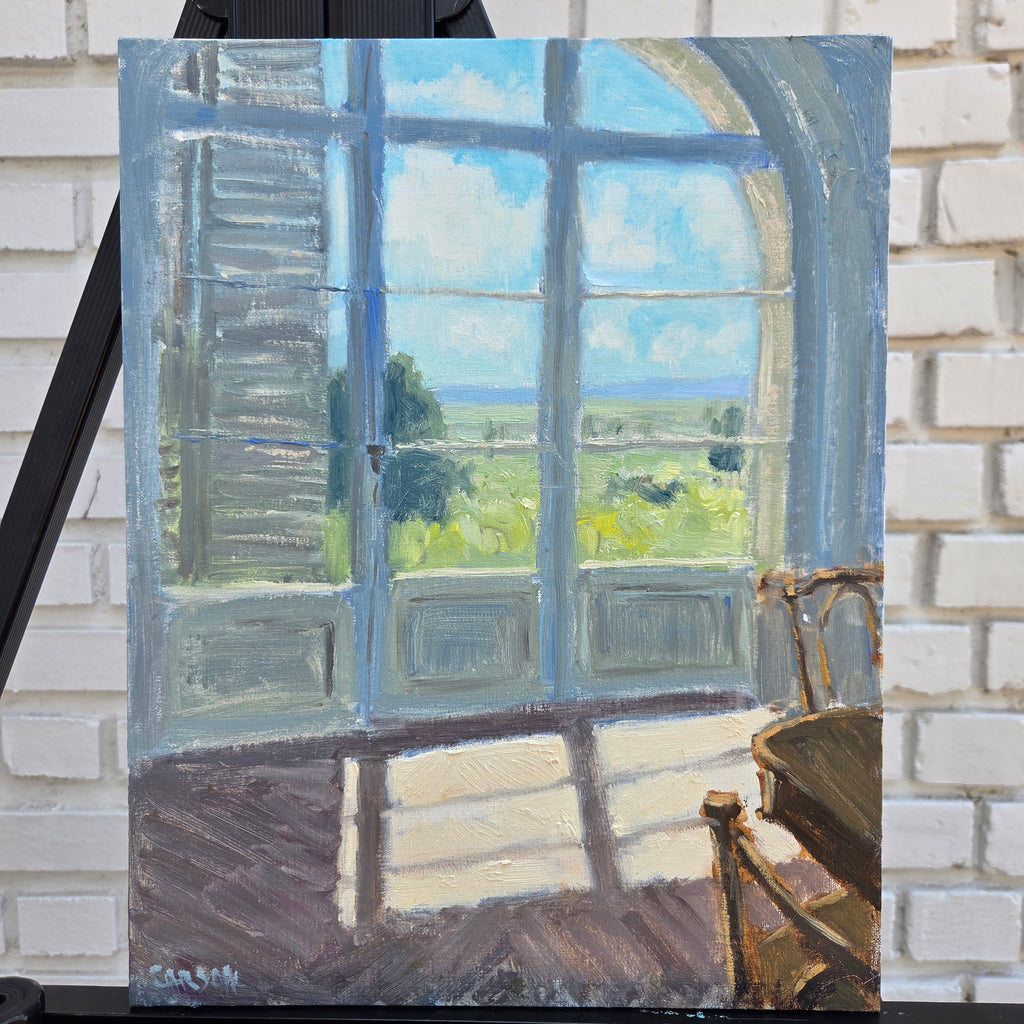 View From Renoir’s Dining Room, Cagnes-Sur-Mer  | 14" h x 11" w - Liza Pruitt Art