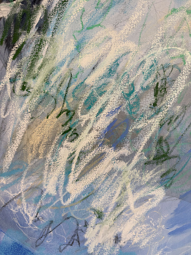 Wild Current | 40" h x 30" w - Liza Pruitt Art