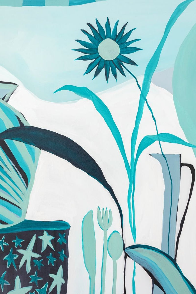 A Lobster For Dinner | 41” h x 41” w | Framed - Liza Pruitt