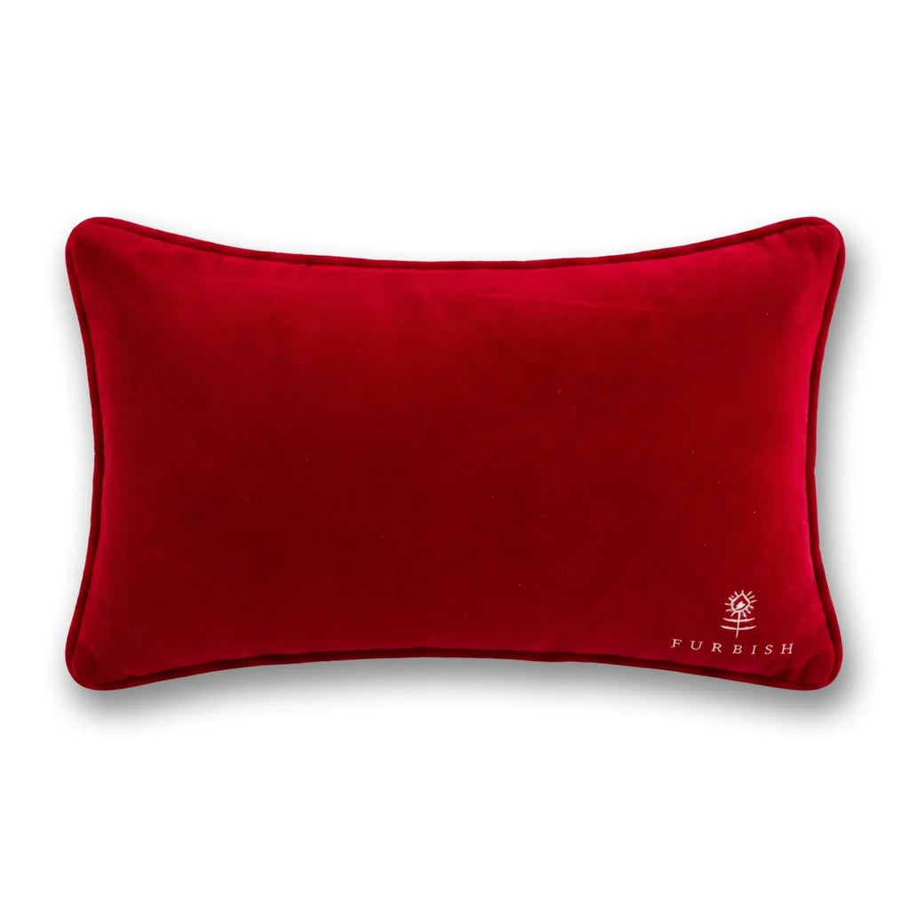 A Tini Bit Merry Needlepoint Pillow - Liza Pruitt