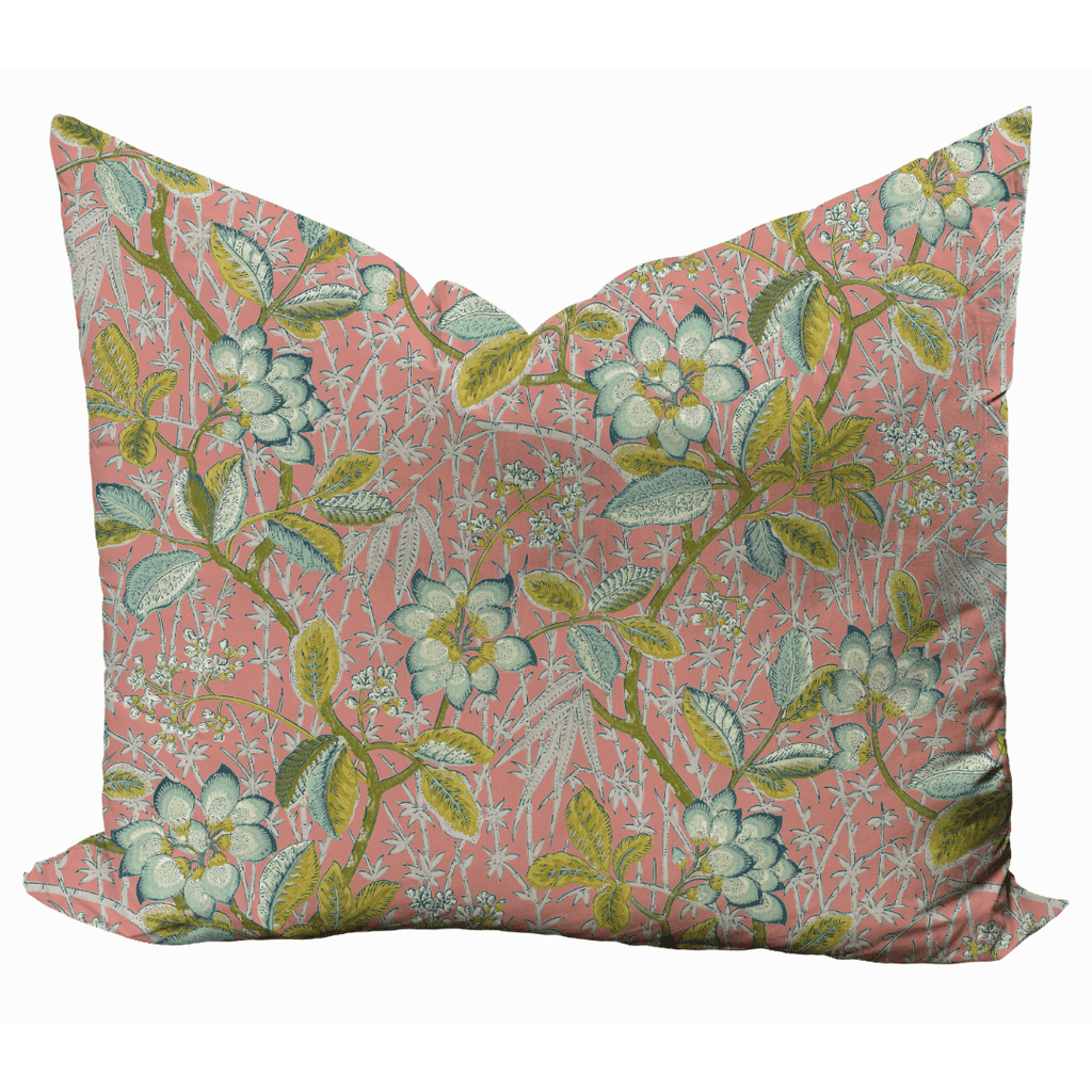 Abigail Pillow Cover in Coral - Liza Pruitt