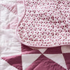 Abigail Pink Quilted Throw Blanket - Liza Pruitt