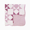 Abigail Pink Quilted Throw Blanket - Liza Pruitt