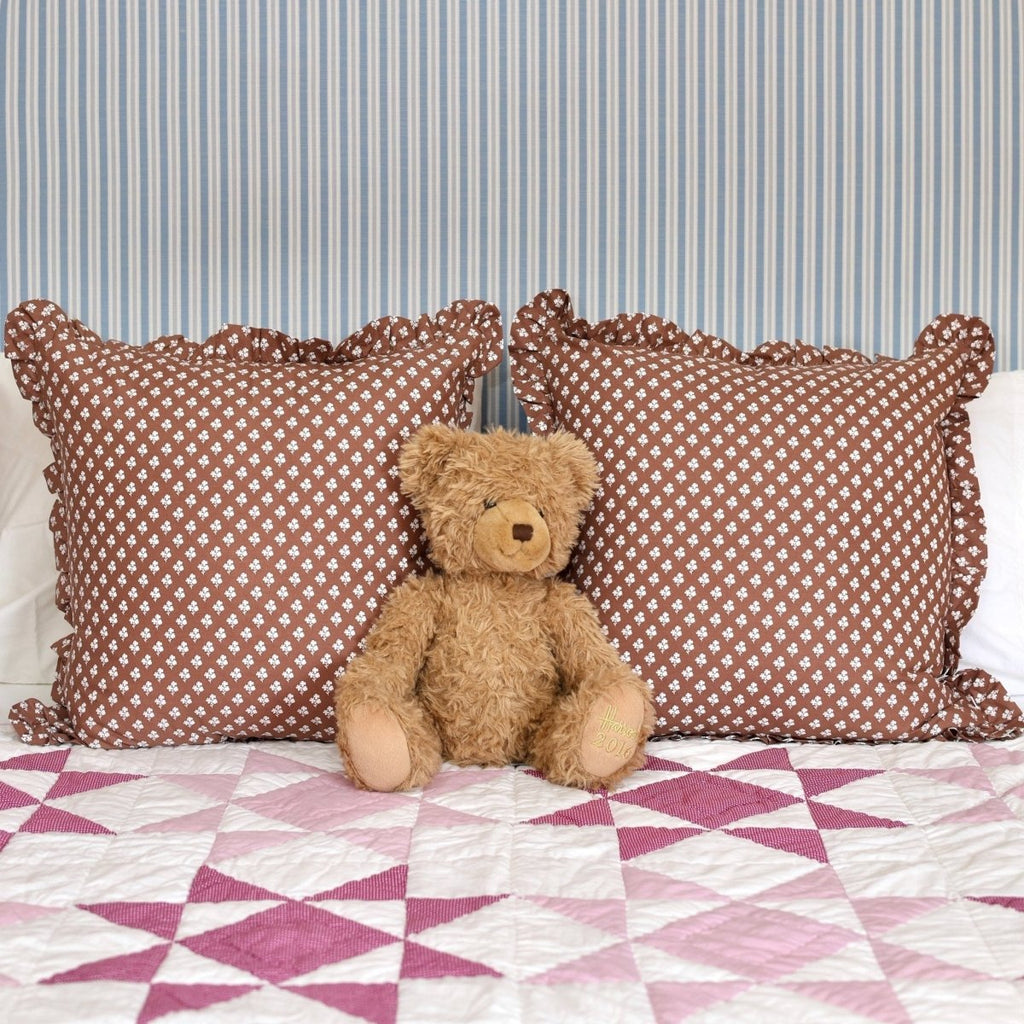 Abigail Pink Quilted Throw Blanket - Liza Pruitt
