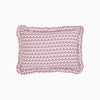 Abigail Pink Ruffled Lumbar Pillow - Liza Pruitt