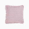 Abigail Pink Ruffled Throw Pillow - Liza Pruitt