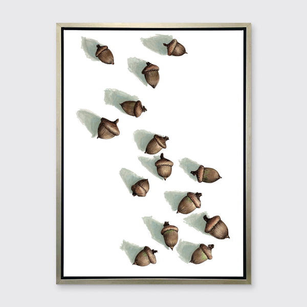 Acorns - Open Edition Canvas Print - Liza Pruitt